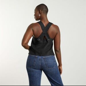 Size 6 Everlane Apron Linen Tank